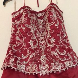 red quinceñera dresses